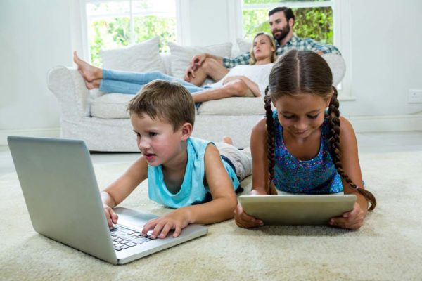 Screen time for children