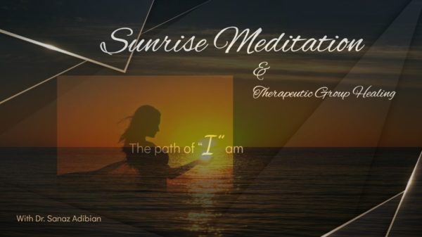 Sunrise Meditation & Therapeutic Group Healing Banner